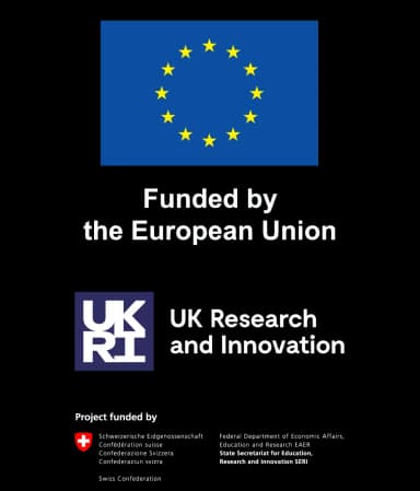 EU/UKRI/SERI logos